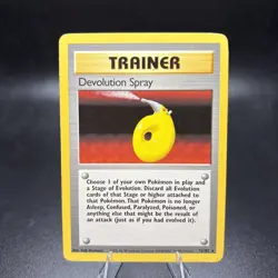 Pokemon TCG Devolution Spray Trainer Base Set 72/102 Regular Card, LP -j - Image 1
