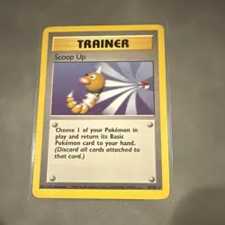 Pokemon TCG Scoop Up 078/102 Base Set Rare Regular Unlimited English 1999 - Image 1