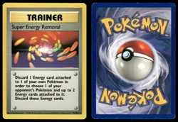 Super Energy Removal 79 LIGHTLY PLAYED Base Set Unlimited 102 Pokemon - Image 1
