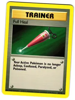 Pokemon Base Set Full Heal #082/102 Uncommon Lightly played - Image 1