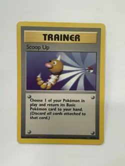 Pokemon Scoop Up Trainer 078/102 Base Set Rare English 1999 - Image 1