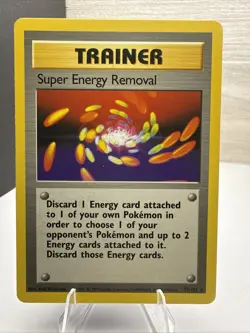 Pokemon Super Energy Removal 079/102 Base Set Lightly Played Trainer WOTC - Image 1