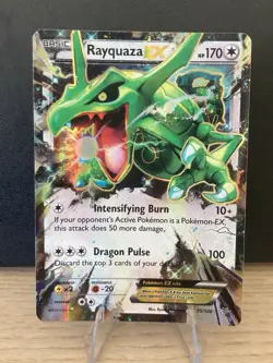 Rayquaza EX Holo Ultra Rare XY Roaring Skies 75/108 Pokemon LP - Image 1
