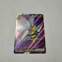 Beedrill ex 98/86 Full Art Double Ultra Rare Pokemon Chaos Rising ME04 NM - Image 1