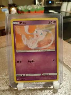 Pokemon TCG Mew 32/68 Hidden Fates Non-Holo Rare (LP) - Image 1