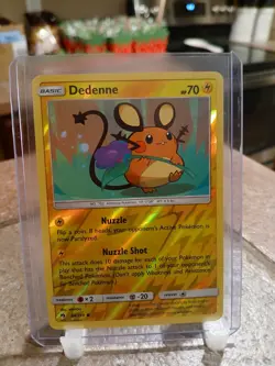 Pokemon TCG Dedenne 84/214 Lost Thunder Reverse Holo (LP) - Image 1