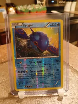 Pokemon TCG Kyogre 53/160 Reverse Holo Rare XY Primal Clash (LP) - Image 1