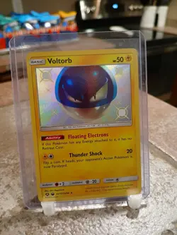 Pokemon TCG Voltorb SV13/SV94 Hidden Fates: Shiny Vault Holo - Image 1