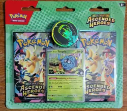 Pokemon Ascended Heroes Collection Erika’s Tangela Sealed New - Image 1