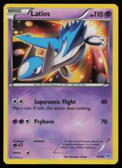 Latias 30/30 XY Trainer Kit Latias Pokemon LP - Image 1