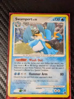 Pokemon TCG Swampert Great Encounters 9/106 Holo Rare 130HP ENG Saitou - Image 1