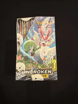 2019 Pokemon Sun & Moon Unbroken Bonds Booster Box Sealed W/ Protector - Image 5