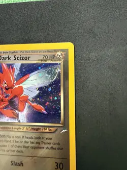 Nintendo Dark Scizor 9/105 Team Rocket Holo Rare English 2000 70HP - Image 4