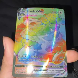 Pokemon Snorlax VMAX 206/202 Sword & Shield Secret Rare Full Art Holo 340 HP ENG - Image 1