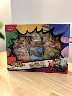 Pokemon Ascended Heroes First Partners Deluxe Pin Collection Box 5 Booster Packs - Image 1