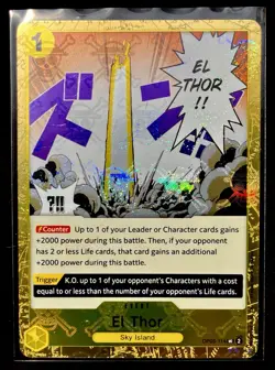 El Thor (OP05-114) Uncommon Special Jolly Roger Foil Mint One Piece Event Card - Image 1