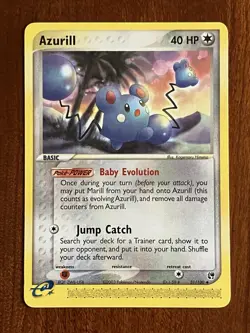 Azurill 31/100 Non Holo EX Sandstorm Pokemon TCG - Image 1