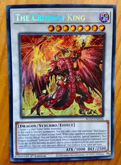 Yu-Gi-Oh! The Crimson King BLZD-EN036 Blazing Dominion 1st Edition NM - Image 1