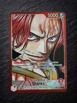 One Piece Shanks Leader OP09-001 Alt Art/Parallel Rare Custom/Fan-Art - Image 1