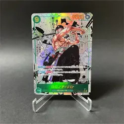 One Piece TCG Card Game Japanese Roronoa Zoro OP06-118 SEC Manga Art Parallel JP - Image 1