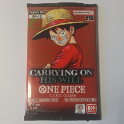 One Piece Card Game OP-13 Carrying On His Will Booster Pack 12 English Sealed - Image 1