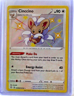Pokemon 'Cinccino' SV094/SV122 Stage 1 Trading Card 2021 - Image 1