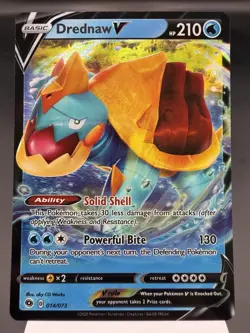 Drednaw V 014/073 - Ultra Rare - SWSH Champions Path Pokemon Card MINT - Image 1