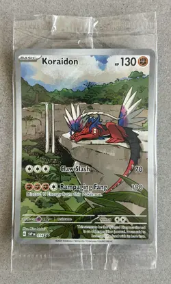 Pokemon Sealed Koraidon 014 SV Scarlet Violet Promo Card Black Star Promo New - Image 1