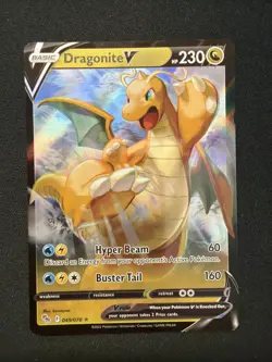 Pokemon TCG Pokemon Go Dragonite v Ultra Rare Holo Card 49/78 - Image 1