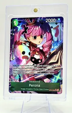 One Piece Perona OP12-034 SR Super Rare Legacy of the Master Card - Image 2