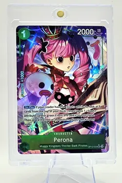 One Piece Perona OP12-034 SR Super Rare Legacy of the Master Card - Image 3