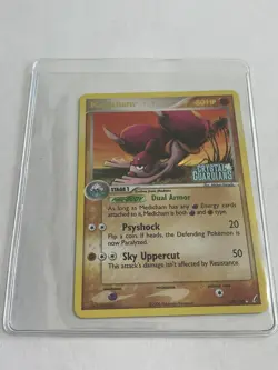 Pokemon TCG Card 2006 EX Crystal Guardians - Medicham 25/100 Reverse Holo - Image 1