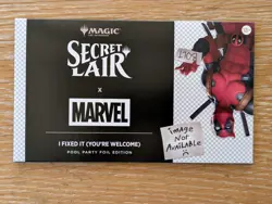 Secret Lair x Marvel's Deadpool: I Fixed It You're Welcome Pool Party Foil - NEW - Image 1