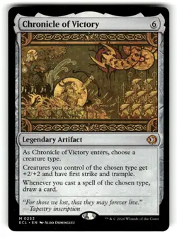 Chronicle of Victory 253 Mythic Lorwyn Eclipsed Magic: The Gathering Near Mint - Image 1