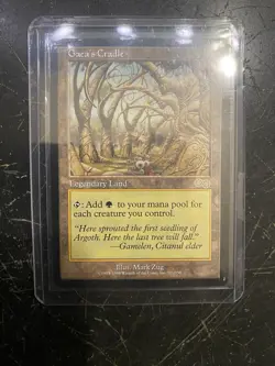 Gaea's Cradle 321/350 Urza's Saga Legendary Land Rare Regular English 1998 - Image 1