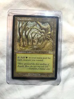Gaea's Cradle 321/350 Urza's Saga Legendary Land Rare Regular English 1998 - Image 3