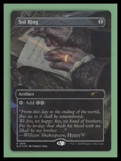 Sol Ring (1696) - FOIL - Secret Lair Drop Series - NM - MTG - Image 1