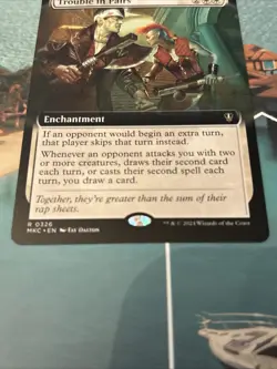 TROUBLE IN PAIRS (EXTENDED ART) Murders At Karlov Manor: Commander Magic MTG - Image 2