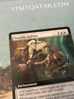 TROUBLE IN PAIRS (EXTENDED ART) Murders At Karlov Manor: Commander Magic MTG - Image 3