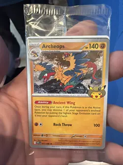 Pokemon Fossil Museum Archeops Promo Sealed - Image 2