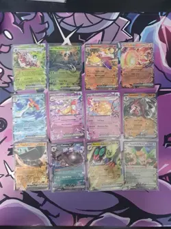 12 Pokemon TCG Paldea Evolved EX Bundle Cards Joblot. Skeledirge - Image 1