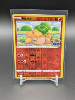 NUMEL 013/078 C Pokemon GO Reverse Holo Moderately Played - Image 1
