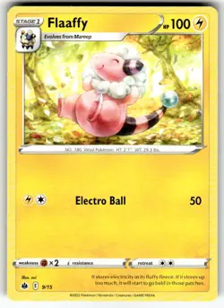 Flaaffy 9/15 McDonald’s 2022 Pokemon TCG Match Battle Non Holo - Image 1