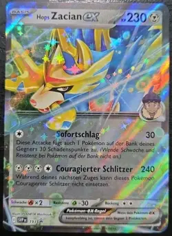 Pokemon Hops Zacian EX SVP193 Deutsch NM - Image 1