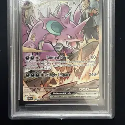 Pokemon TCG Team Rockets Nidoking EX 233/182 Destined Rivals PSA 10 Gem Mint - Image 3