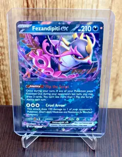 Pokemon Fezandipiti Ex 142/217 Me: Ascending Heroes Double Rare NM - Lot of 2 - Image 5