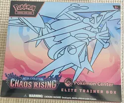 Chaos Rising POKEMON CENTER Exclusive Elite Trainer Box ETB IN HAND ReadyToShip - Image 1
