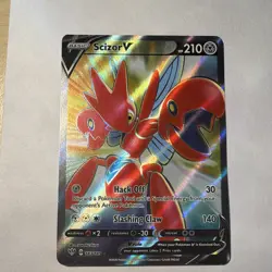 The Pokemon Company Pokemon TCG Scizor V 183/189 Swsh03 Full Art Holo UR Eng - Image 1