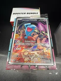 Pokemon TCG Team Rocket’s Wobbuffet SVP 203 Sealed Promo + Meowth + Electrike - Image 2