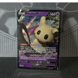 Pokemon TCG Mimikyu V Ultra Rare Holo 062/163 SWSH05 Battle Styles 160 HP - Image 1